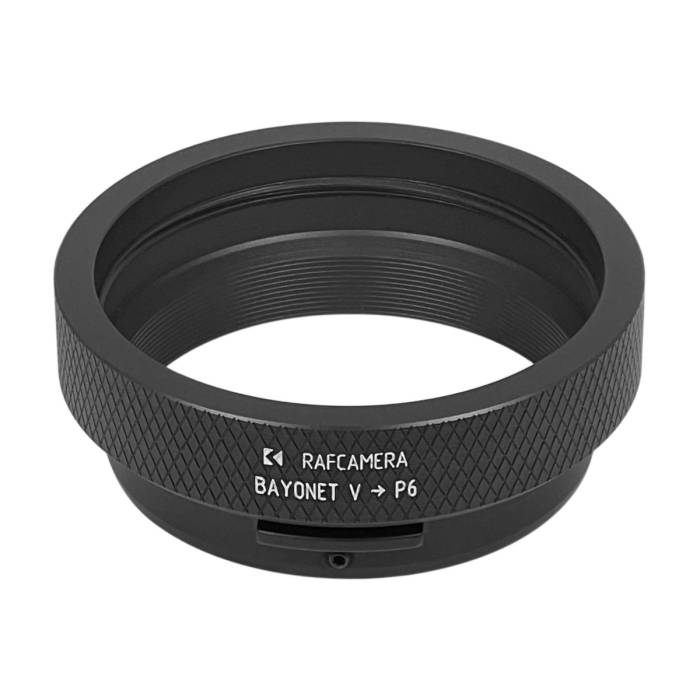 Bayonet V lens to Pentacon Six camera adapter, MACRO