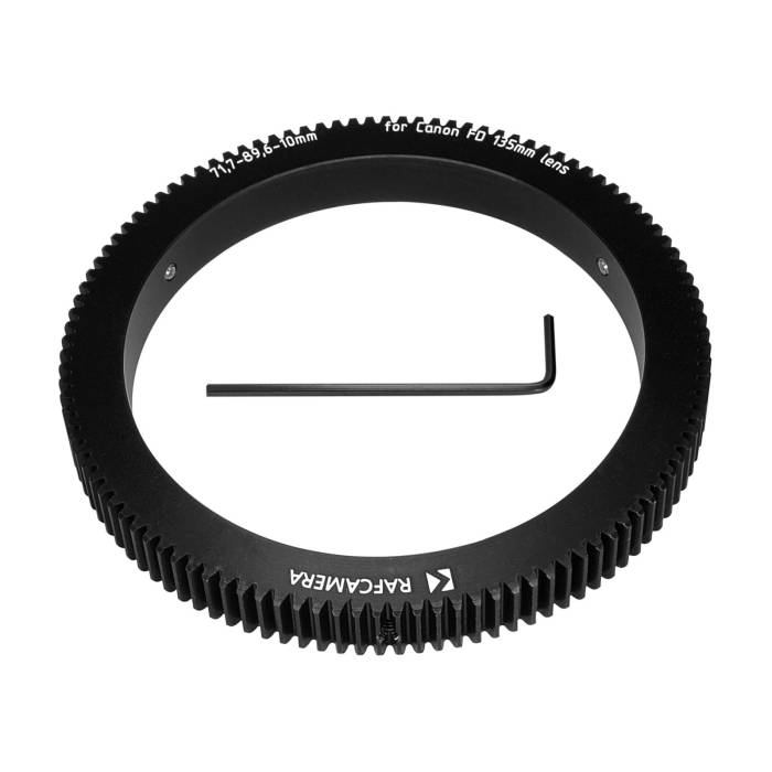 Follow Focus Gear (71.7-89.6-10mm) for Canon FD 135mm lens