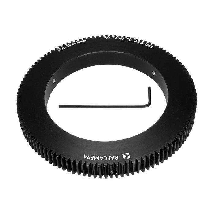 Follow Focus Gear (61.6-89.6-10mm) for Canon FD 14mm lens