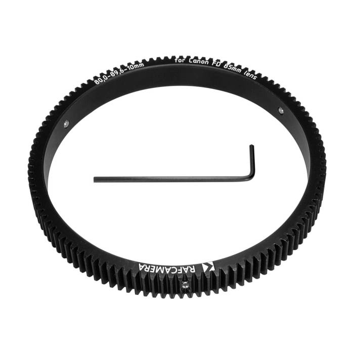Follow Focus Gear (80.0-89.6-10mm) for Canon FD 85mm lens