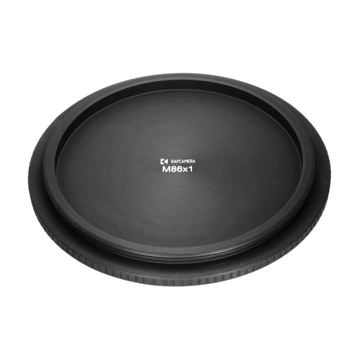 Screw-in lens cap with 86mm M86x1 male thread