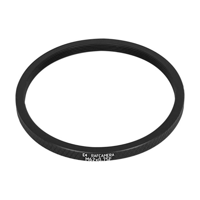 M62x0.75 female thread coupler (retaining ring), 5mm long