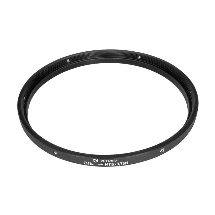 114mm clamp to M115x0.75 male thread adapter