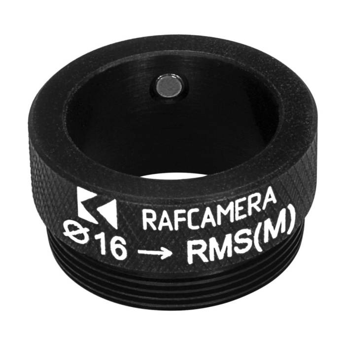 16mm clamp to RMS male thread adapter for Plustek scanner lens