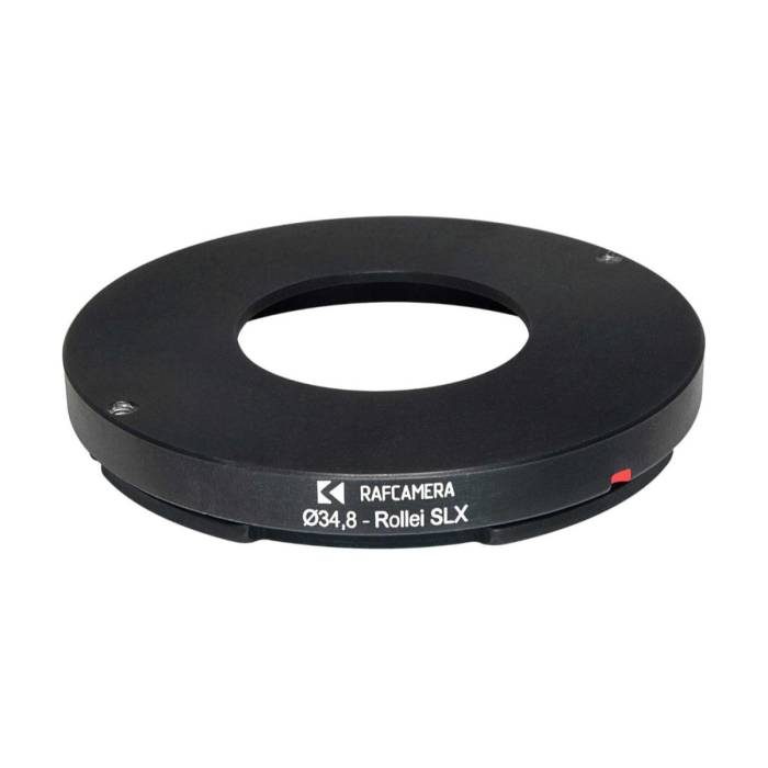 34.8mm to Rolleiflex SLX mount adapter for #0 shutters