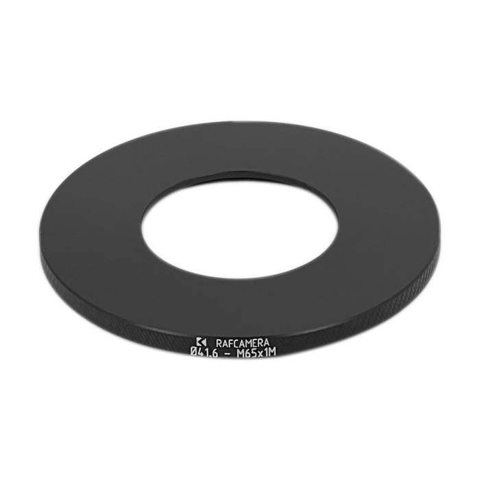41.6mm bore to M65x1 male thread adapter for shutters, wide