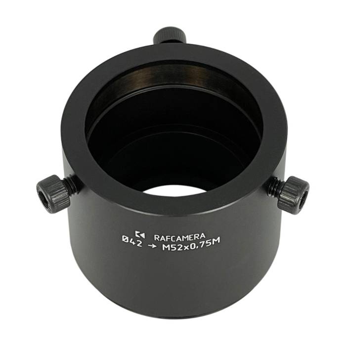 42mm clamp to M52x0.75 male thread for Iscorama S8 2x lens