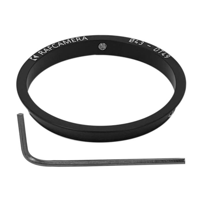 43mm clamp to 49mm dovetail mount adapter