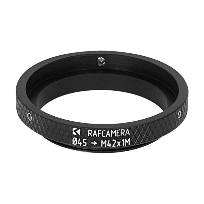 45mm clamp to M42x1 male thread adapter