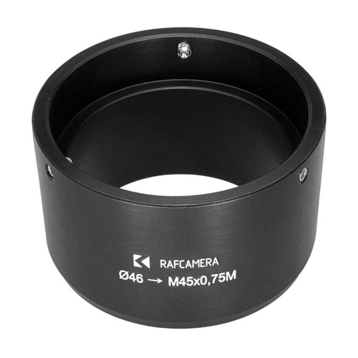 46mm clamp to M45x0.75 male thread adapter for inspec.x lenses