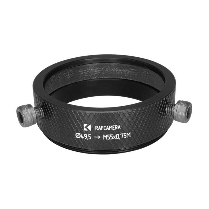 49.5mm clamp to M55x0.75 male thread adapter for ISCO 2000 MC