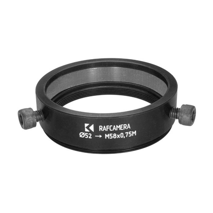 52mm clamp to M58x0.75 male thread adapter for Kowa Anamorphic 16-H