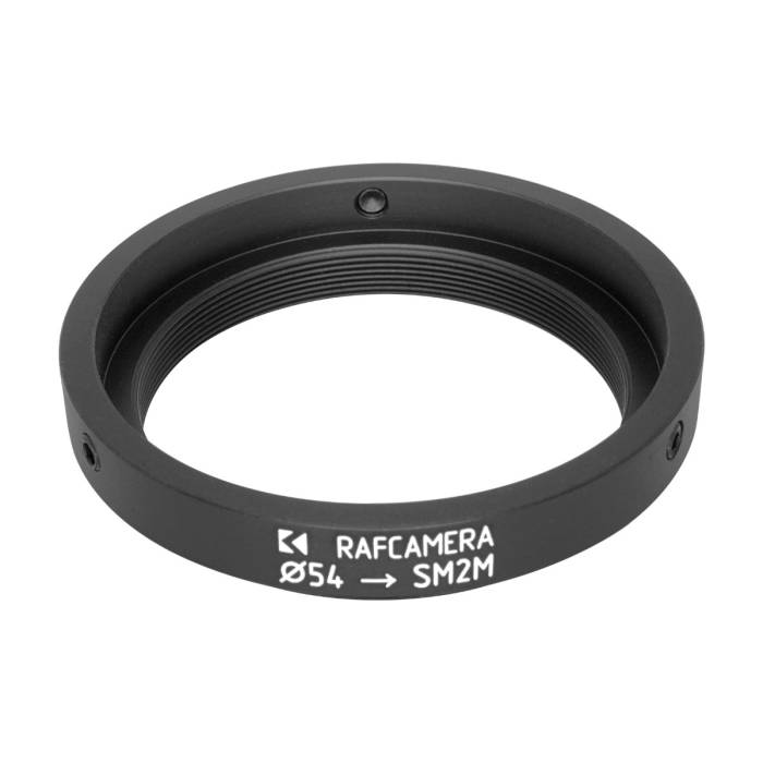 54mm clamp to SM2 male thread adapter, short