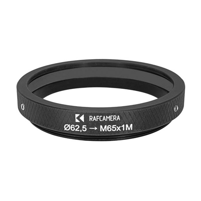 62.5mm to M65x1 thread adapter (LOMO projection lenses on helicoids), IMPROVED