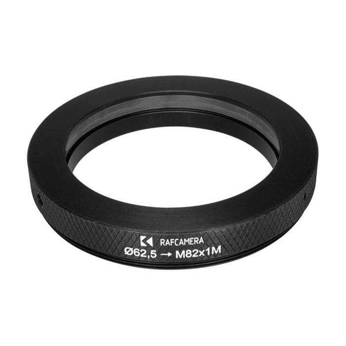 62.5mm clamp to M82x1 male thread adapter