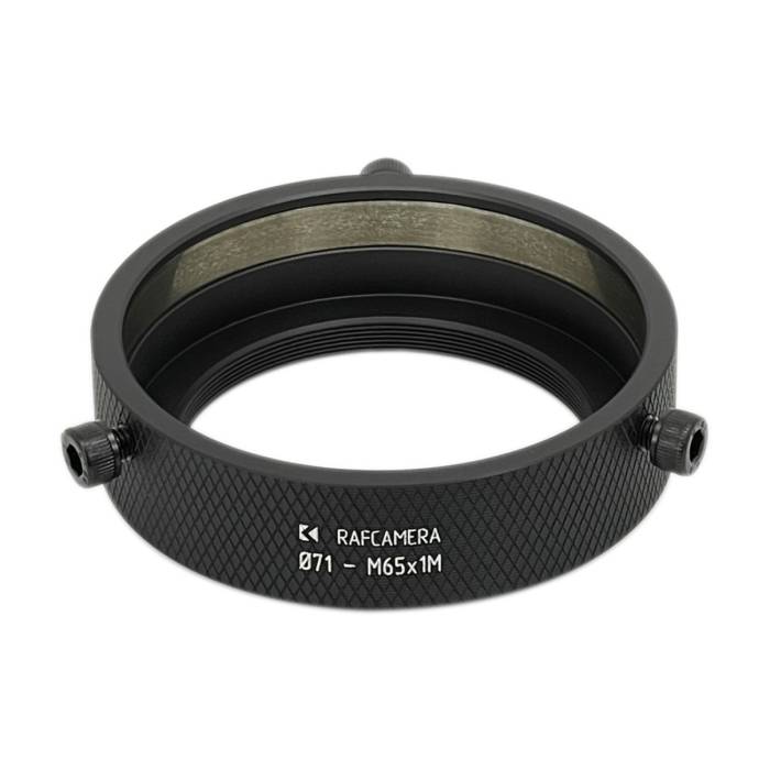71mm clamp to M65x1 male thread adapter (for Schneider Cinelux)