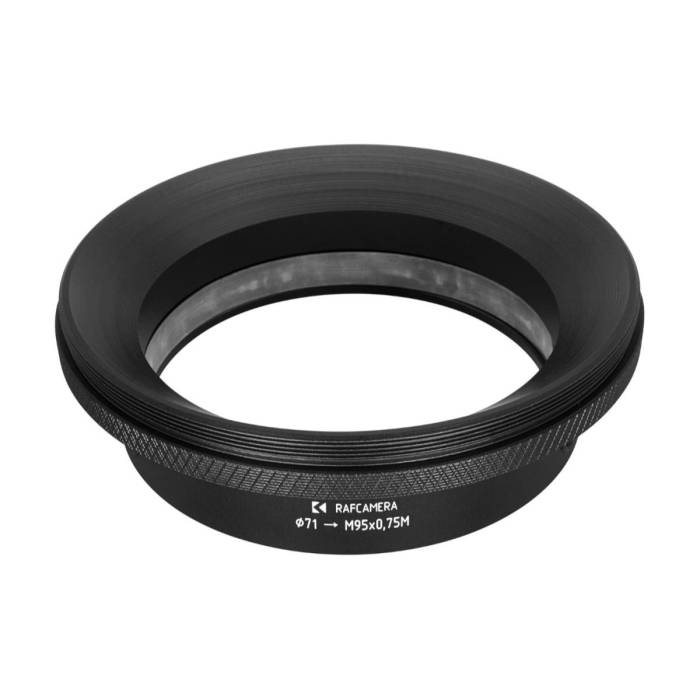 71mm clamp to M95x0.75 male thread adapter for Rapido FVD-35A