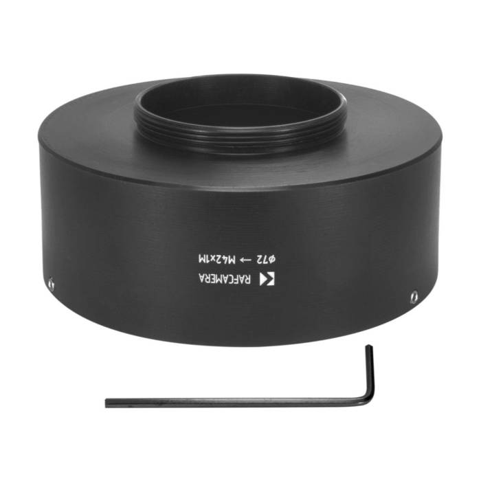 72mm clamp to M42x1 male thread adapter for Canon 0.75/50mm XI