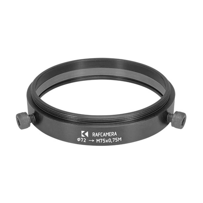 72mm clamp to M75x0.75 male thread adapter for FVD-16A