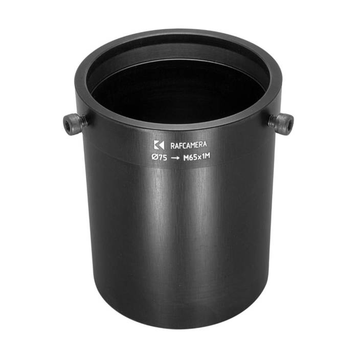 75mm clamp to M65x1 male thread adapter