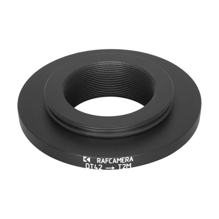 42mm microscope dovetail to M42x0.75 (T2) male thread adapter