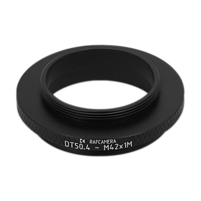 50.4mm microscope dovetail to M42x1 male thread adapter