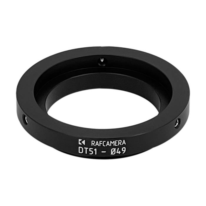 51mm dovetail to 49mm clamp adapter