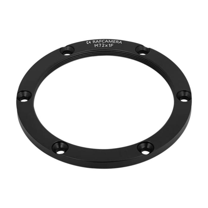 Lens board (mount flange) with M72x1 female thread