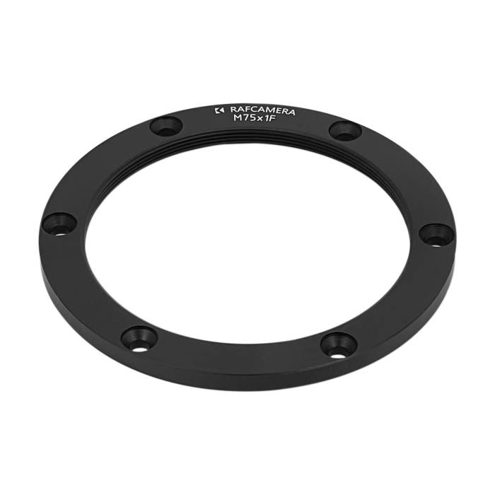 Lens board (mount flange) with M75x1 female thread