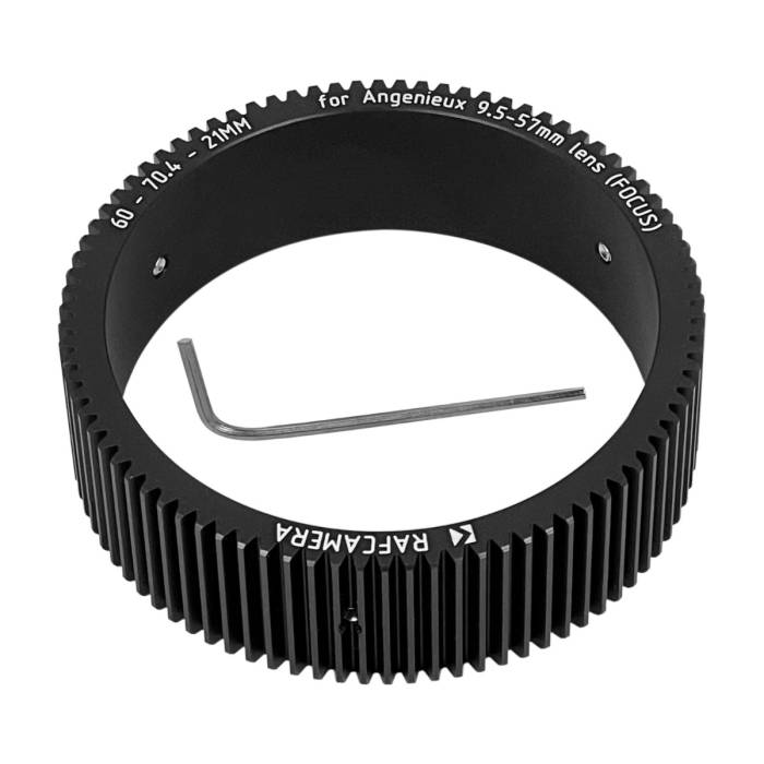 Follow Focus Gear (60-70.4-21mm) for Angenieux 9.5-57mm lens, FOCUS