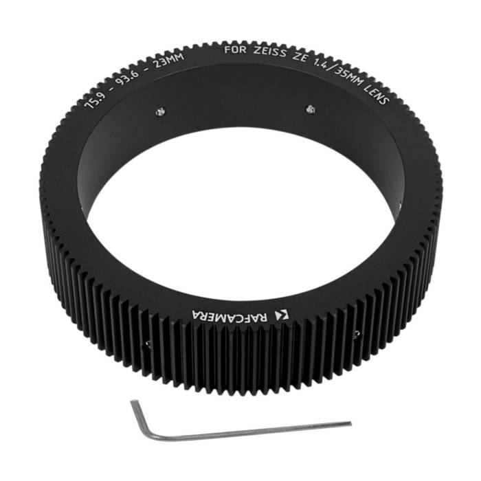Follow Focus Gear (75.9-93.6-23mm) for Zeiss ZE 1.4/35mm lens