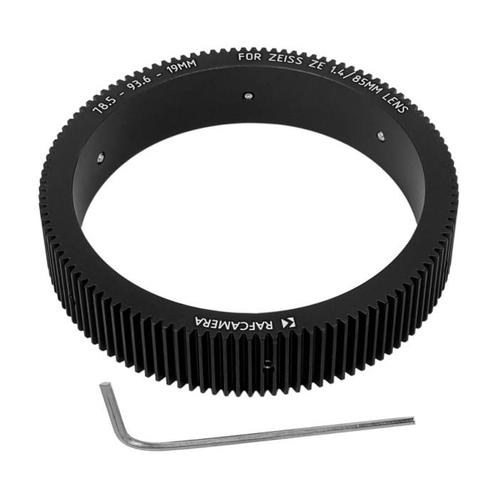 Follow Focus Gear (78.5-93.6-19mm) for Zeiss ZE 1.4/85mm lens