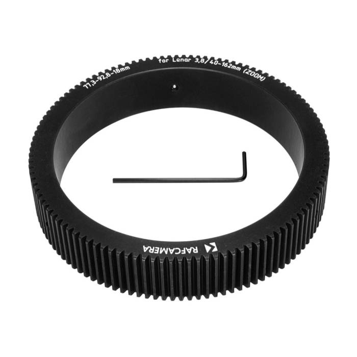 Follow Focus Gear (77.3-92.8-18mm) for LOMO Lenar 40-162mm lens (ZOOM ring)