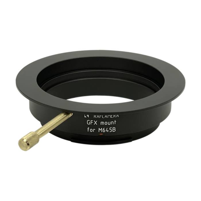 Fuji GFX mount for Mamiya 645 bellows
