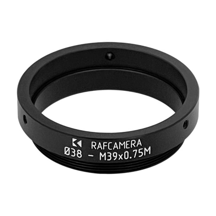 38mm clamp to M39x0.75 male thread adapter