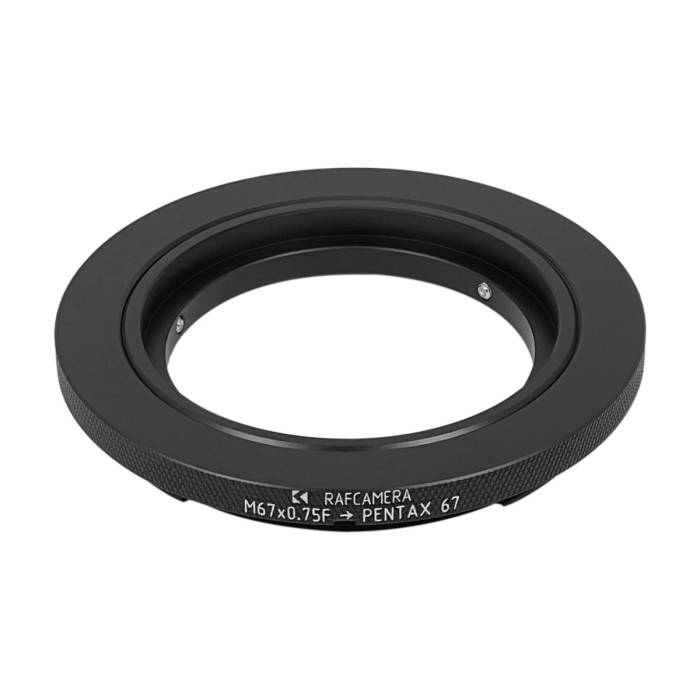 54mm clamp to Pentax 67 bayonet mount adapter, 2-parts