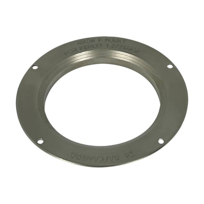 Nikon F mount for Kerlee 35mm f/1.2 lens, nickel plated