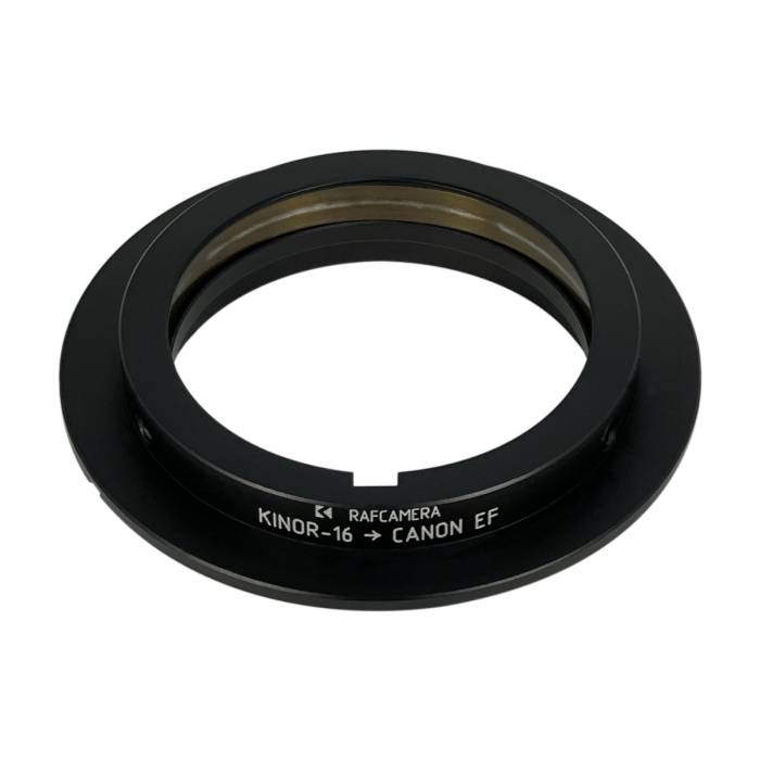 Kinor-16SX-2 lens to Canon EOS EF camera mount adapter