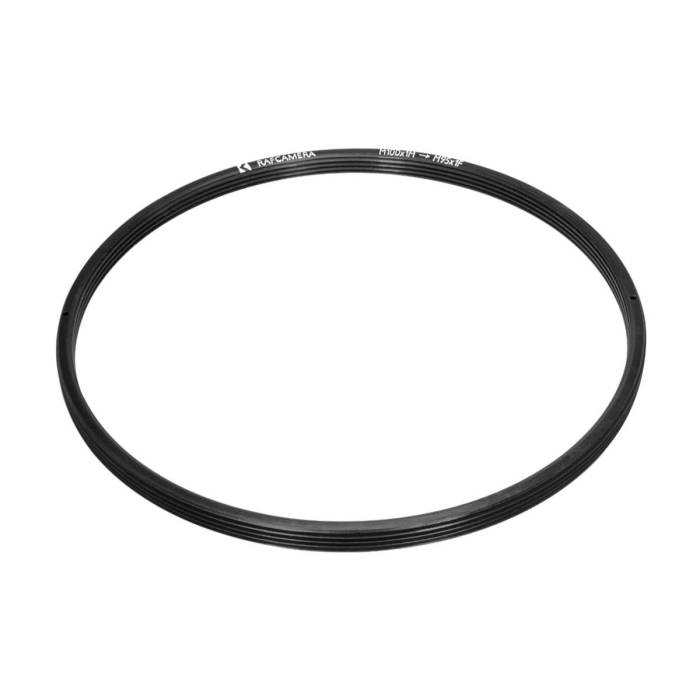 M100x1 male to M95x1 female thread adapter (100mm to 95mm step-down ring)