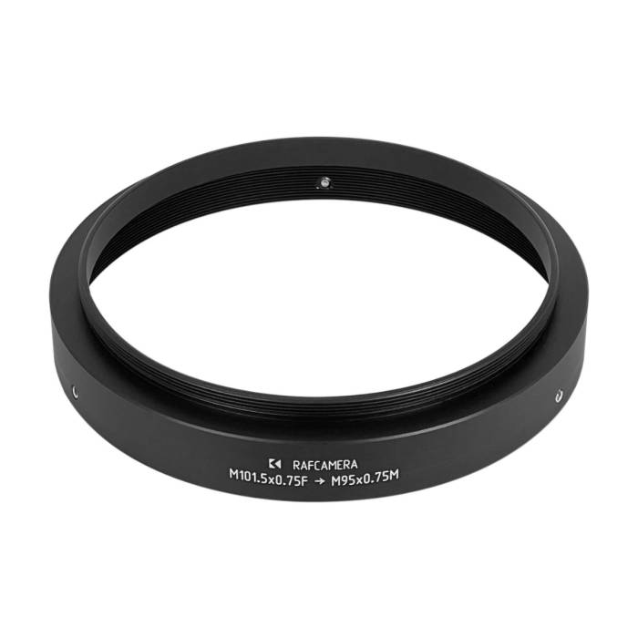 M101.5x0.75 female to M95x0.75 male thread adapter for Bausch&Lomb Cinemascope