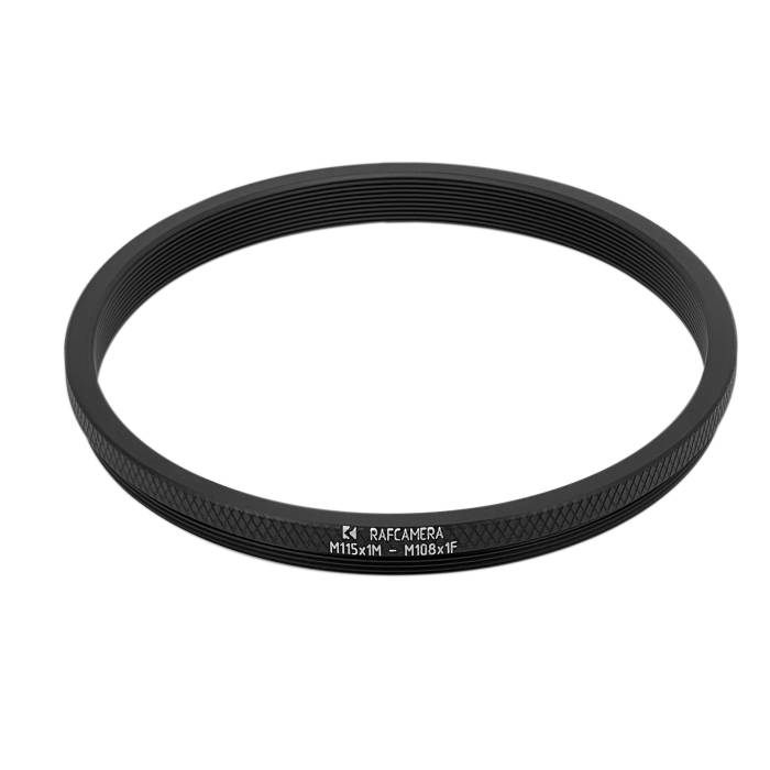 M115x1 male to M108x1 female thread adapter