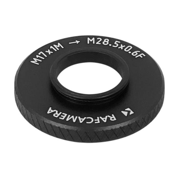M17x1 male to M28.5x0.6 female thread adapter for Sandmarc Ulanzi cases