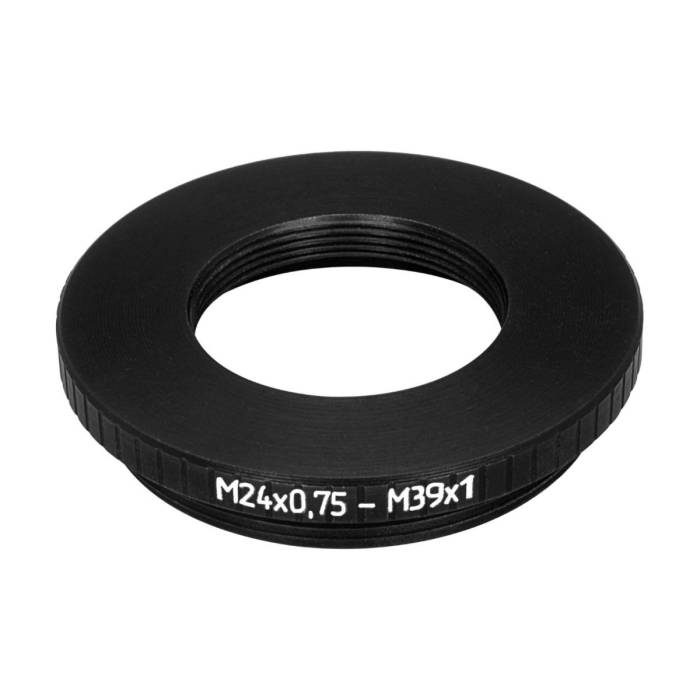 M24x0.75 female to M39x1 (LTM) male thread adapter