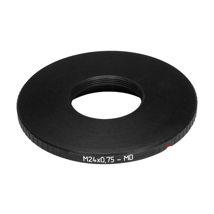 M24x0.75 female thread to Minolta MD camera mount adapter
