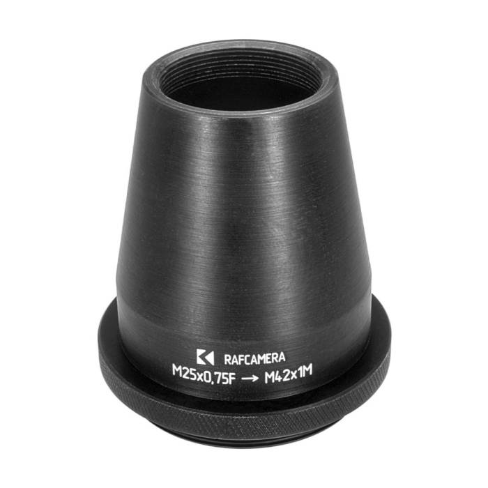 M25x0.75 female to M42x1 male thread adapter, cone