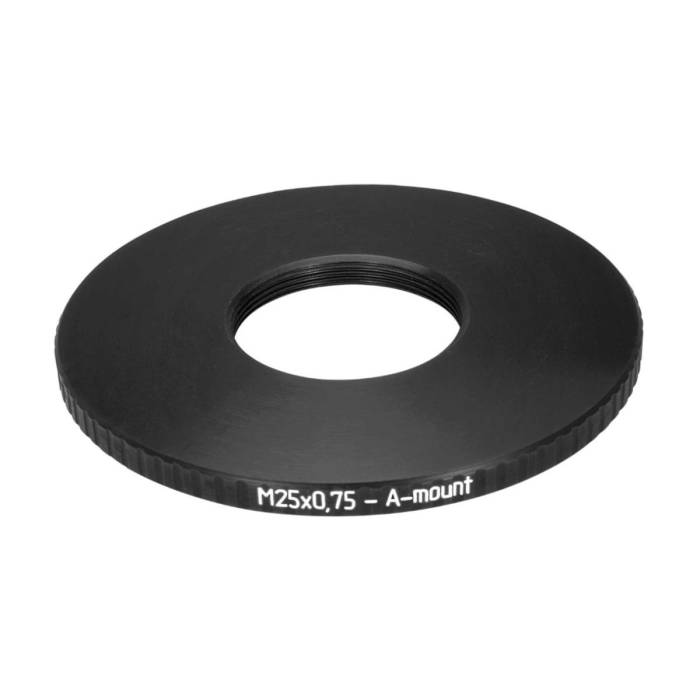 M25x0.75 female thread to Sony/Minolta A-mount adapter