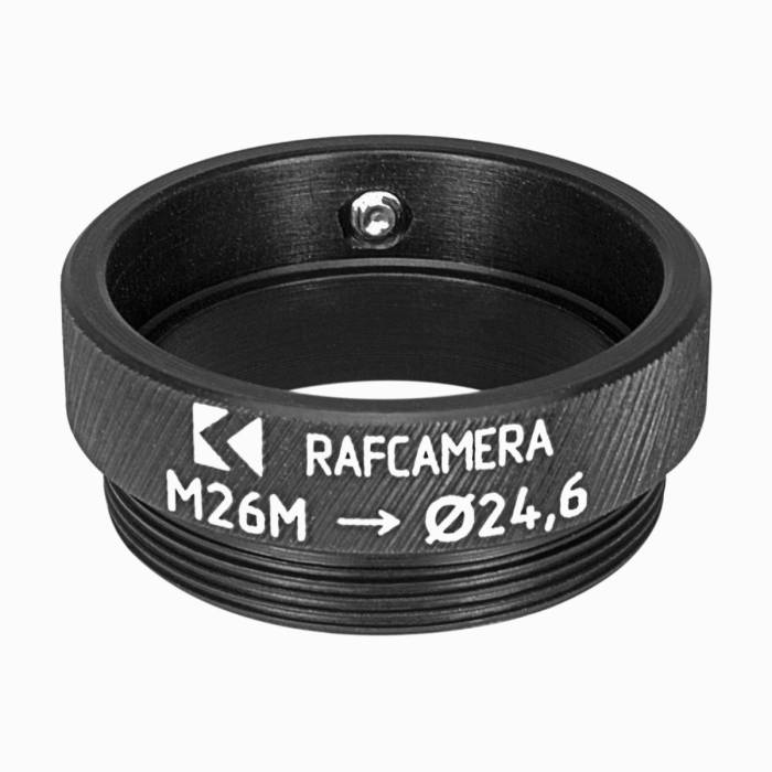24.6mm clamp to M26 male thread adapter for Nikon ED scanner lens