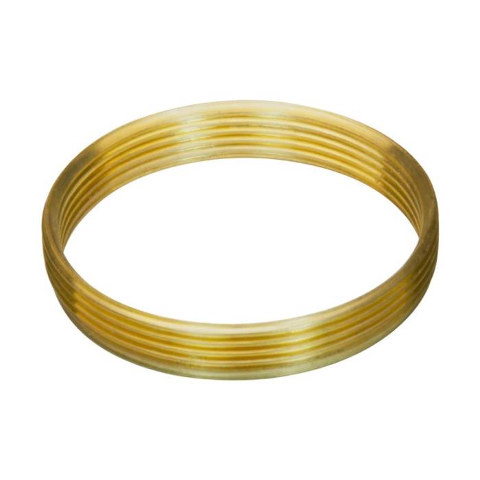 M26x0.75 male to M24x0.75 female thread adapter, flangeless, bronze