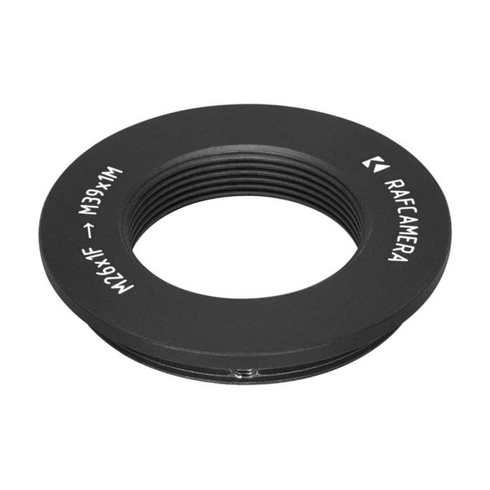 M26x1 female to M39x1 male thread adapter for Robot lenses