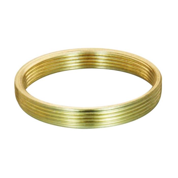 M27x0.75 female to M30x0.75 male thread adapter, flat, bronze